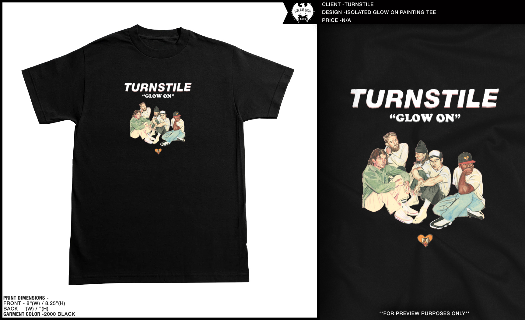 Turnstile - Painted Tee